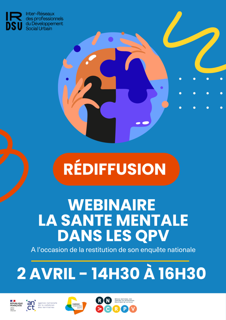 Affiche rédiffision webinaire santé mentale